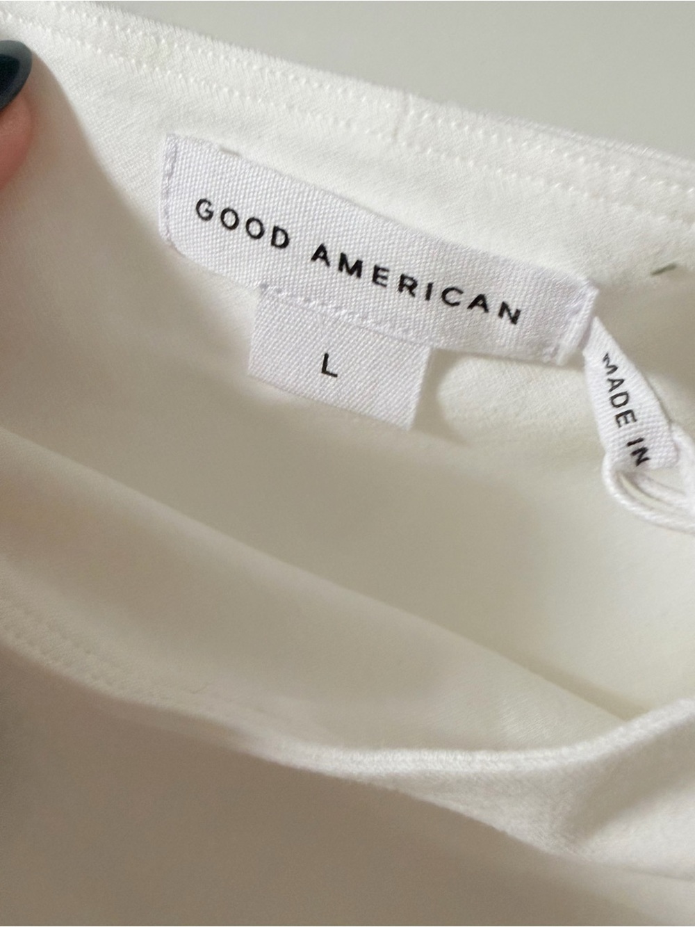 Good American Super Stretch one shoulder tank - Picture 8 of 8
